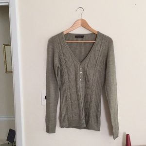 The Limited Green Sweater